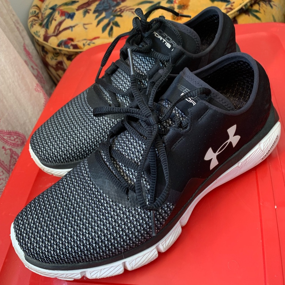 UA SpeedForm Fortis 2 Black Running/Athletic Sneaker